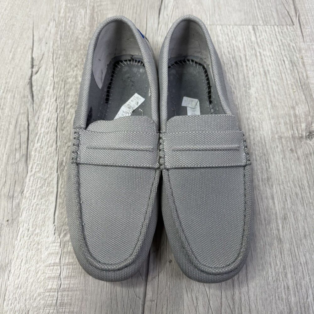 Rothys Driving Loafer Shoes Mens 10.5 Wolf Grey Knit Recycled Slip On Penny S - Picture 3 of 9